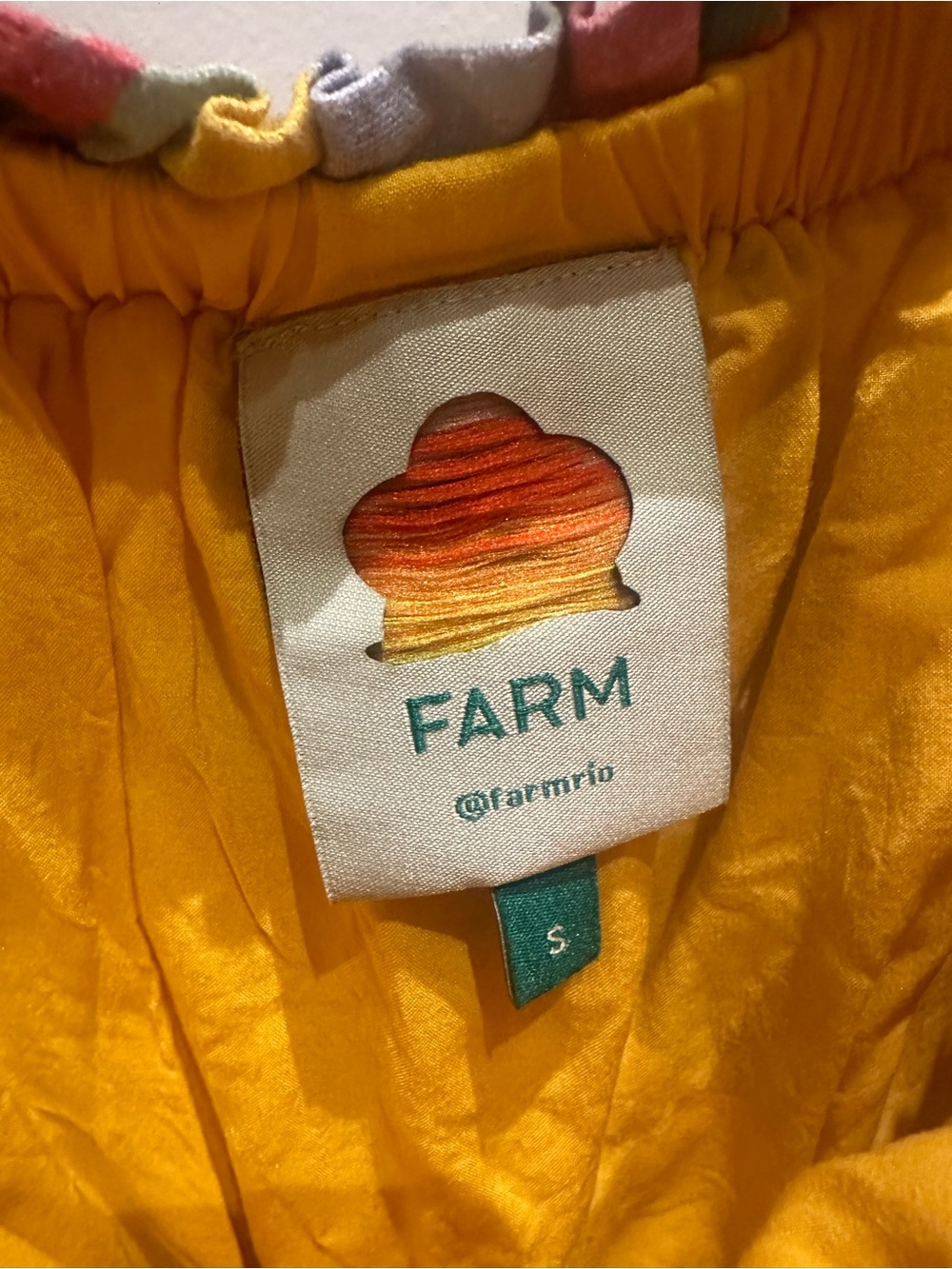 FARM Rio Yellow Macaw Button-Front Dress - Picture 3 of 8